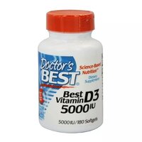 Doctor's Best Vitamin D3 5000 IU, 180 вегакапсул