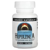 Натуральна добавка Source Naturals Huperzine A 100 mcg, 120 таблеток