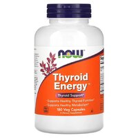 Натуральна добавка NOW Thyroid Energy, 180 вегакапсул