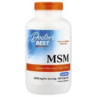Препарат для суставов и связок Doctor's Best MSM with OptiMSM, 360 капсул