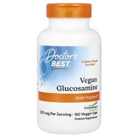Препарат для суставов и связок Doctor's Best Vegan Glucosamine 1500 mg, 180 вегакапсул