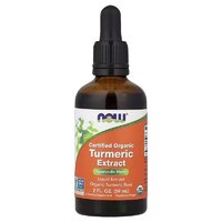 Натуральна добавка NOW Certified Organic Turmeric Extract, 59 мл