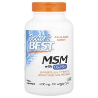 Препарат для суставов и связок Doctor's Best MSM with OptiMSM, 180 вегакапсул