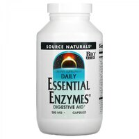 Натуральна добавка Source Naturals Daily Essential Enzymes 500 mg, 60 капсул