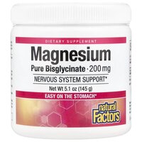Вітаміни та мінерали Natural Factors Magnesium Bisglycinate 200 mg, 145 грам