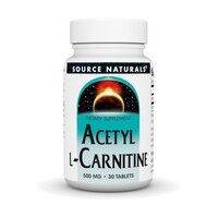 Жироспалювач Source Naturals Acetyl L-Carnitine 500 mg, 30 таблеток