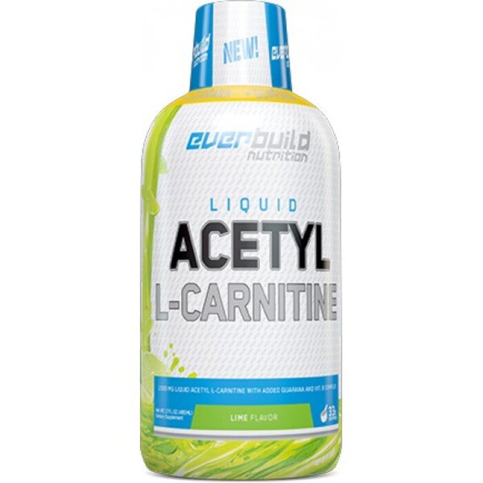 Жиросжигатель Everbuild Acetyl L-Carnitine + Guarana Liquid, 495 мл –  характеристики, отзывы, фото в интернет-магазине Fitness Shop