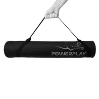 Коврик для йоги и фитнеса PowerPlay 4010, 173x61x0.6, Black
