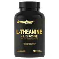 Амінокислота IronFlex L-Theanine + Tyrosine, 90 вегакапсул