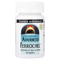 Вітаміни та мінерали Source Naturals Advanced Ferrochel, 90 таблеток