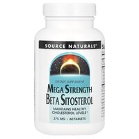 Натуральна добавка Source Naturals Beta Sitosterol 375 mg Mega Strength, 60 капсул
