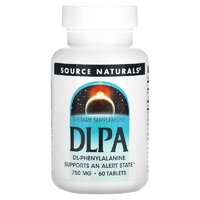 Source Naturals DLPA 750 mg, 60 таблеток