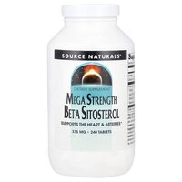 Натуральна добавка Source Naturals Beta Sitosterol 375 mg Mega Strength, 240 капсул