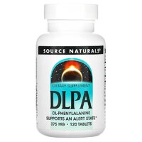Source Naturals DLPA 375 mg, 120 таблеток