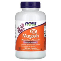 Вітаміни та мінерали NOW Magtein, 180 вегакапсул