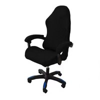 Чохол для меблів Еластичний захисний чохол на крісло з підлокітниками SEMI, XL - Black