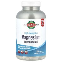 Вітаміни та мінерали KAL High Absorption Magnesium Fully Chelated, 270 таблеток