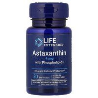 Натуральна добавка Life Extension Astaxanthin 4 mg, 30 капсул