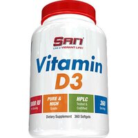 Вітаміни та мінерали SAN Vitamin D3 1000 IU, 360 капсул ТЕРМІН 12.25