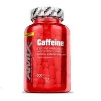 Передтренувальний комплекс AMIX Caffeine with Taurine, 90 капсул