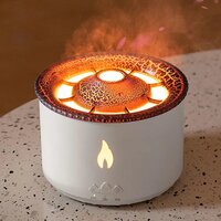 Зволожувач повітря Kinscoter Volcano Jellyfish Aroma Diffuser V19 360 мл, White