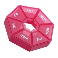 Таблетниця Semi 7Days Mini Pill Box, Red