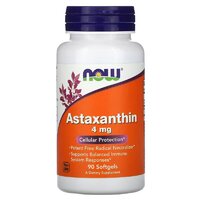 Натуральна добавка NOW Astaxanthin 4 mg, 90 капсул