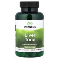 Натуральна добавка Swanson Liver Tone 300 mg, 120 вегакапсул