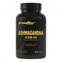 Натуральна добавка IronFlex Ashwagandha KSM-66, 90 вегакапсул