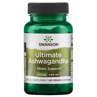 Натуральна добавка Swanson Ashwagandha  Ultimate 250 mg, 60 вегакапсул