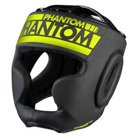 Боксерський шолом Phantom APEX Face Saver, Black/Neon Yellow