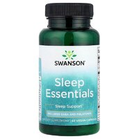 Натуральна добавка Swanson Sleep Essentials, 60 вегакапсул