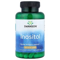 Вітаміни та мінерали Swanson Inositol 650 mg, 100 капсул