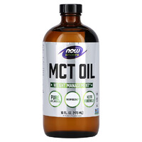 Передтренувальний комплекс NOW Sports MCT Oil, 473 мл