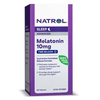 Natrol Melatonin 10 mg Advanced Sleep, 60 таблеток