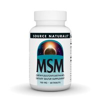 Препарат для суглобів і зв'язок Source Naturals MSM with Vitamin C 750 mg, 60 таблеток