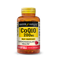 Натуральна добавка Mason Natural Co Q10 200 mg, 30 капсул
