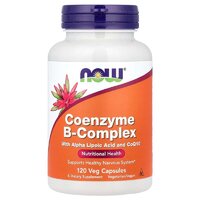 Вітаміни та мінерали NOW Coenzyme B-Complex, 120 вегакапсул