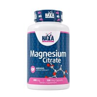 Вітаміни та мінерали Haya Labs Magnesium Citrate 400 mg, 120 вегакапсул