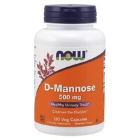 Натуральна добавка NOW D-Mannose 500 mg, 60 вегакапсул