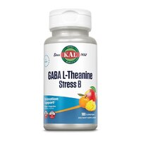 Амінокислота KAL GABA L-Theanine Stress B Lozenge, 100 льодяників