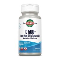 Вітаміни та мінерали KAL C 500 + Rose Hips & Bioflavonoids, 100 таблеток