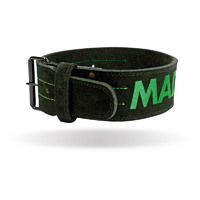 Пояс для важкої атлетики MAD MAX MFB 301, Green/Black