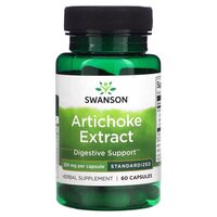 Натуральна добавка Swanson Artichoke Extract 250 mg, 60 капсул