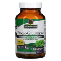 Натуральна добавка Nature's Answer Brocco-Glutathione 500 mg, 60 вегакапсул