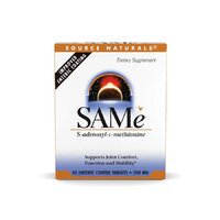 Амінокислота Source Naturals SAMe 200 mg Enteric Coated, 20 таблеток