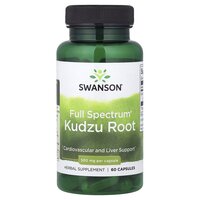 Натуральна добавка Swanson Kudzu Root 500 mg Full Spectrum, 60 капсул