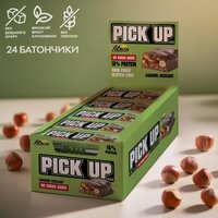 Батончик FitWin Pick Up, 24*45 грам - карамель і фундук