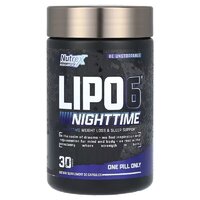 Жиросжигатель Nutrex Research Lipo-6 NightTime, 30 капсул