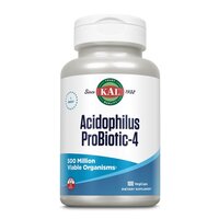 Пробіотики і пребіотики KAL Acidophilus Probiotic-4, 100 вегакапсул